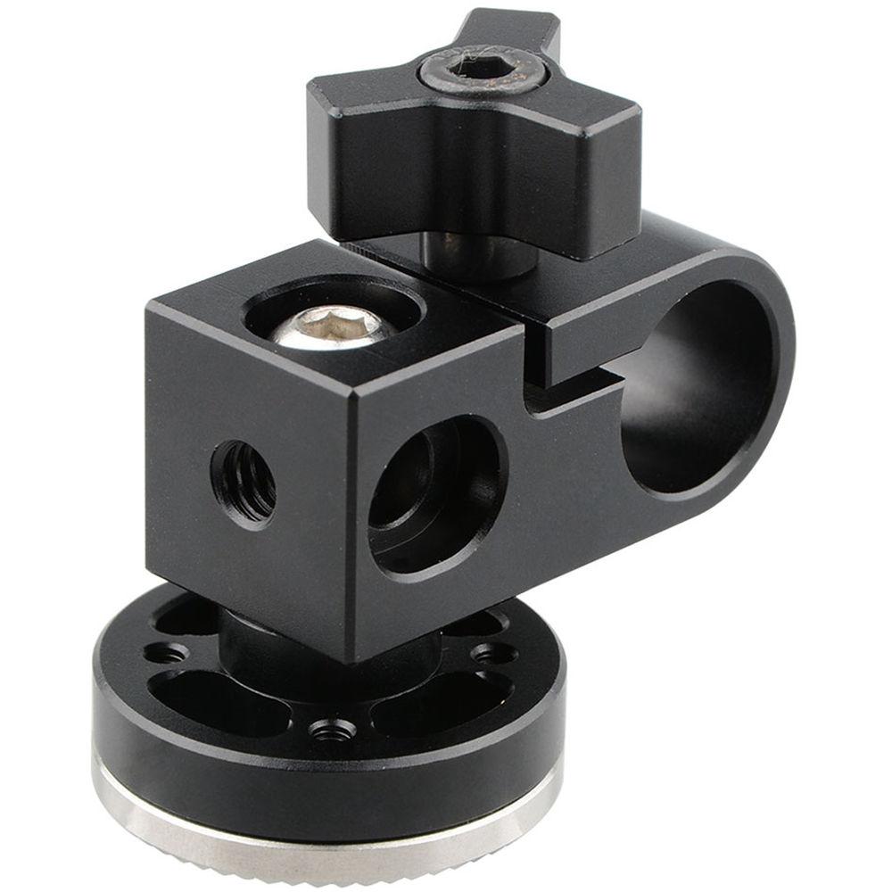 CAMVATE 15mm Single Rod Clamp with ARRI Rosette Mount for Handle Shoulder Rig