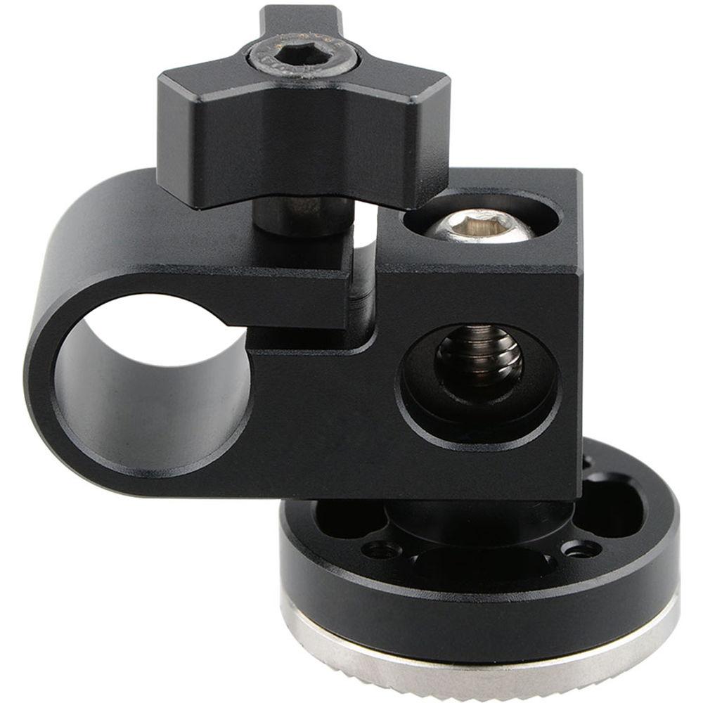 CAMVATE 15mm Single Rod Clamp with ARRI Rosette Mount for Handle Shoulder Rig