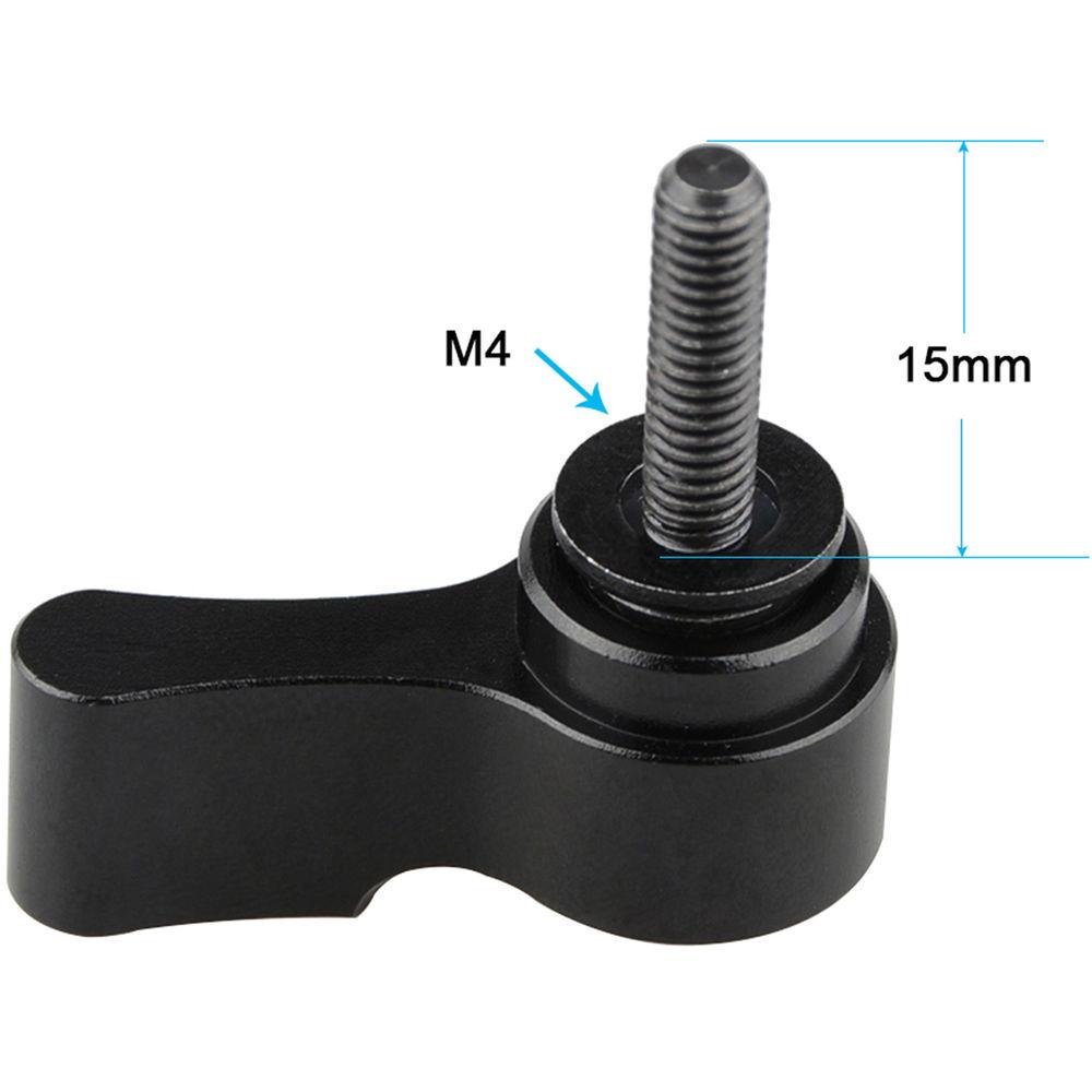 CAMVATE M4 Male Threading Rotating Knob Adjustable Thumb Lever Screw