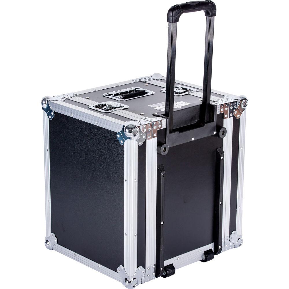 DeeJay LED 8 RU Effect Deluxe Case with Pull-Out Handle and Wheels