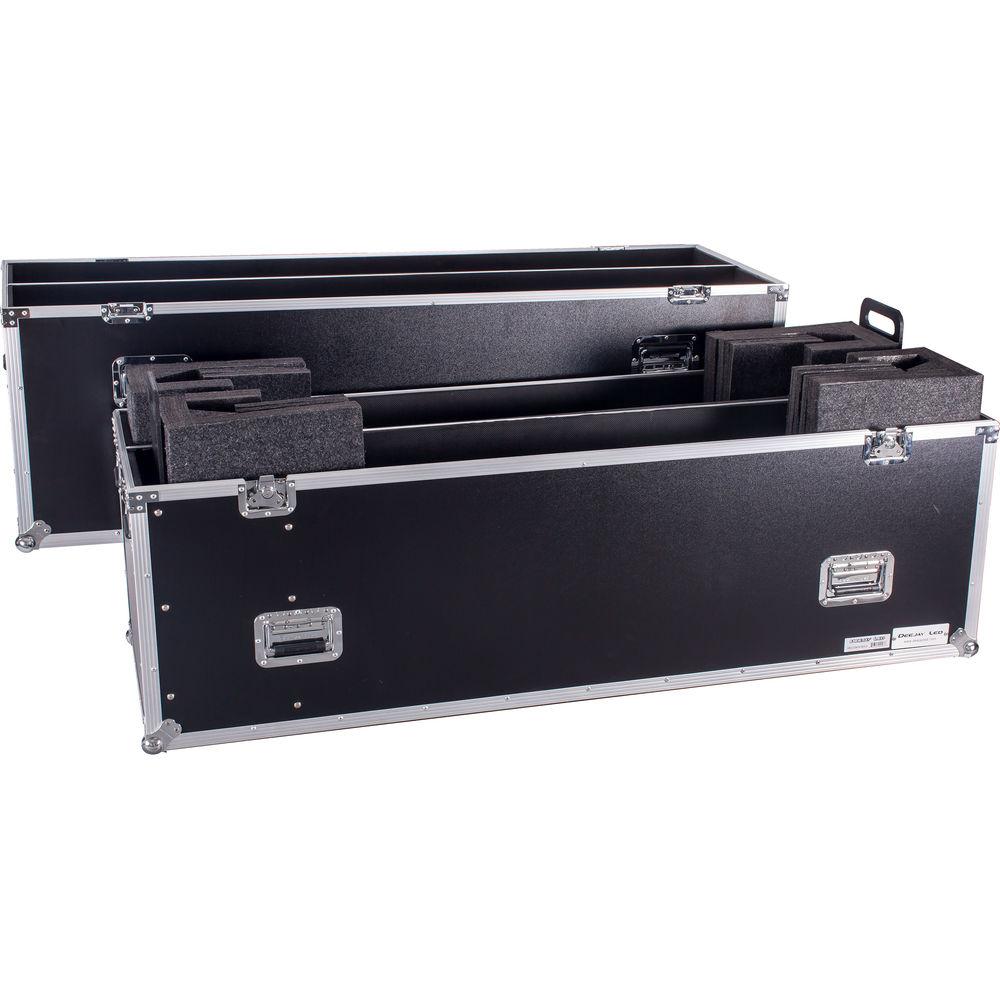 DeeJay LED Road Case for Two 63" LED TVs