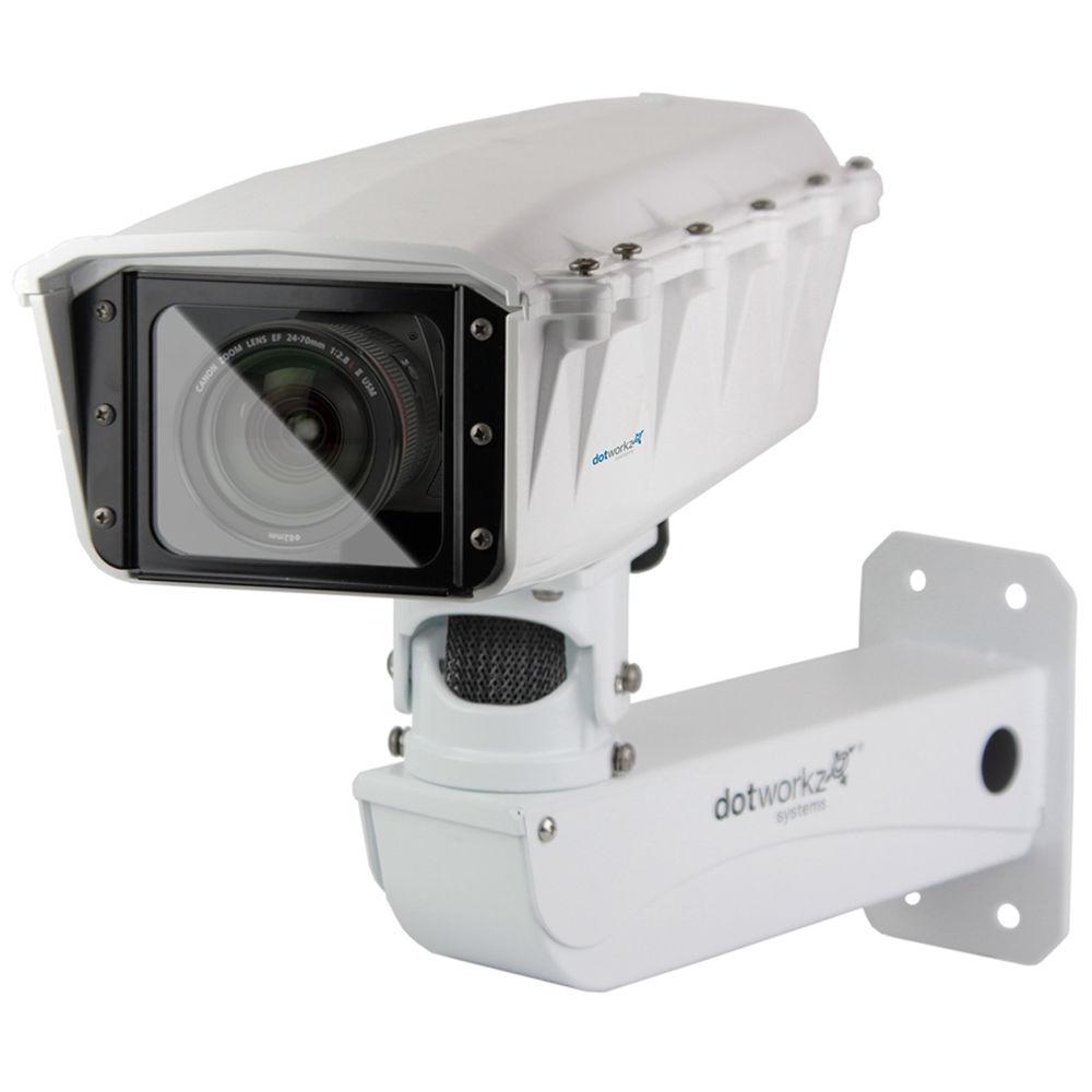 Dotworkz S-Type Heater Blower Camera Enclosure with MVP and Stainless Steel Arm