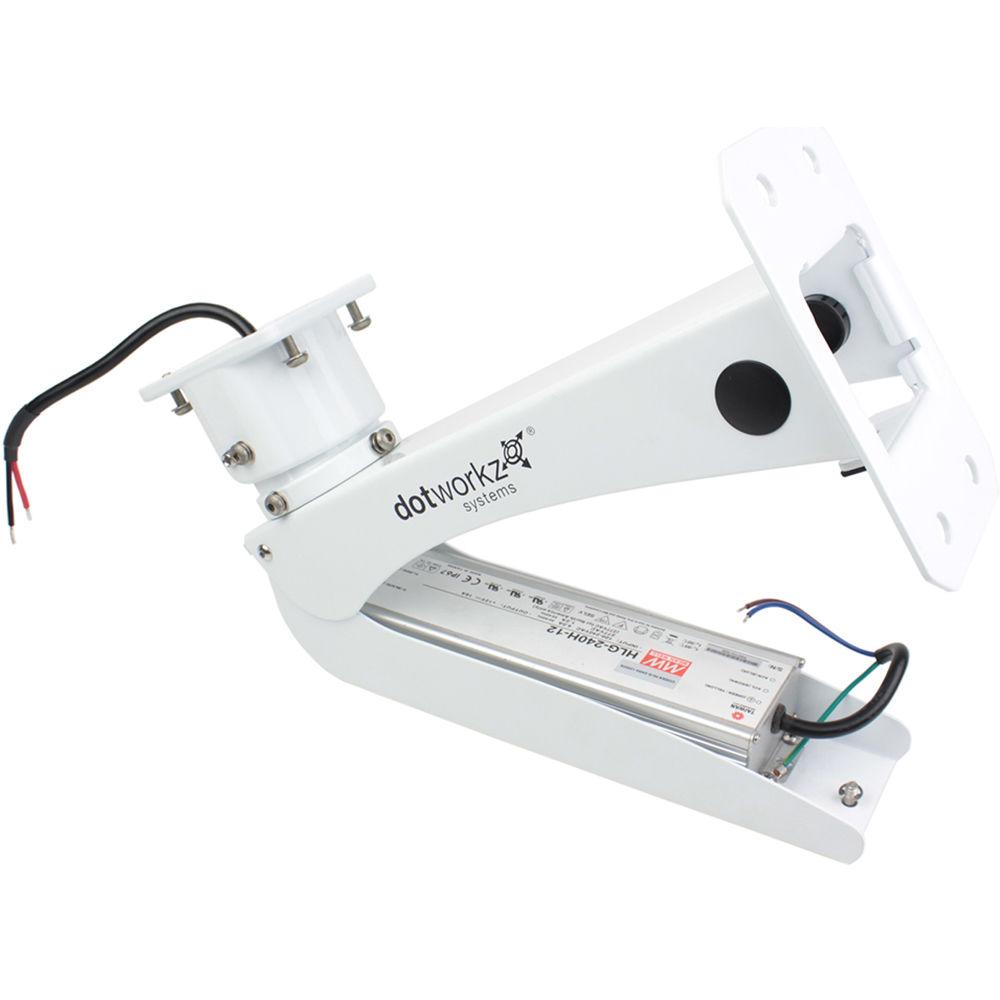 Dotworkz S-Type Solar Tornado Dual Blower Camera Enclosure with Stainless Steel Arm