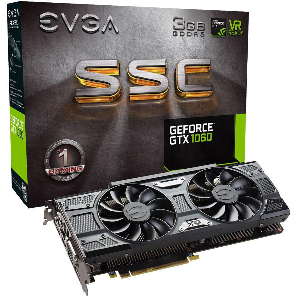EVGA GeForce GTX 1060 SSC GAMING Graphics Card