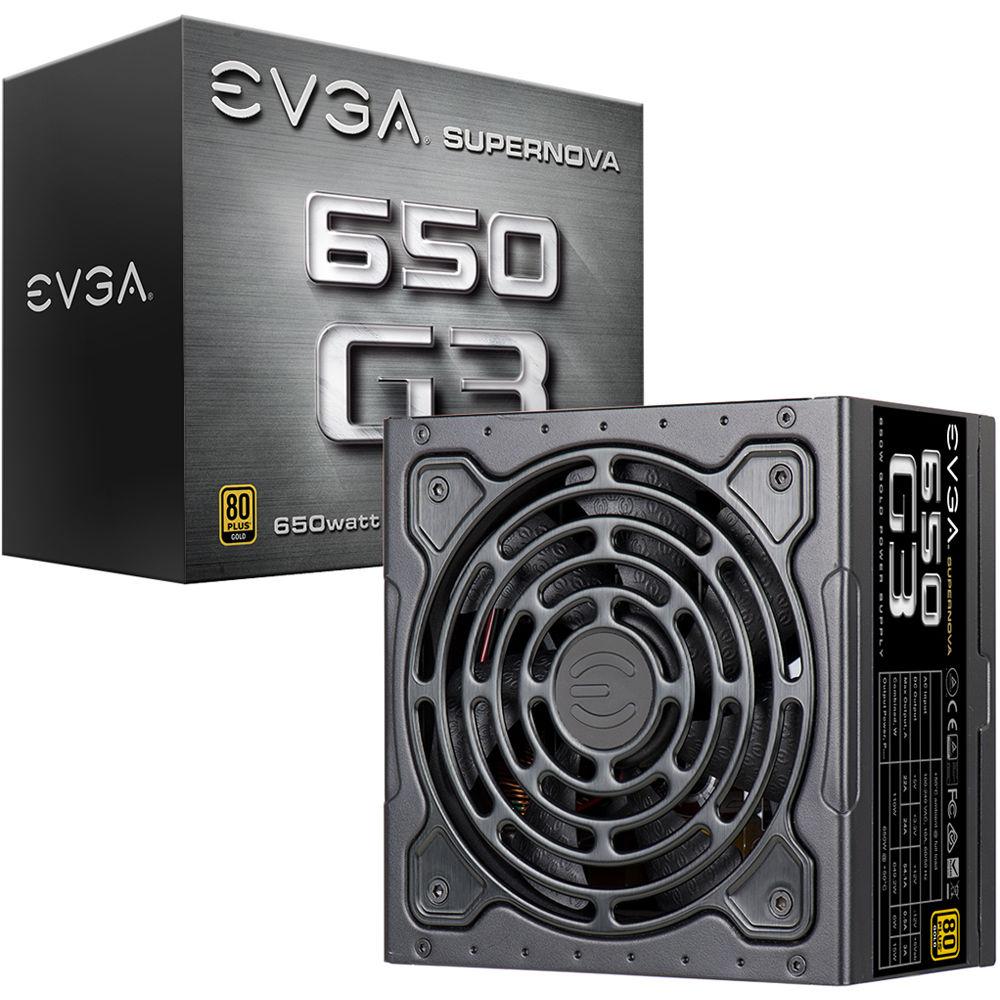 EVGA SuperNOVA 650 G3 650W 80 Plus Gold Modular Power Supply