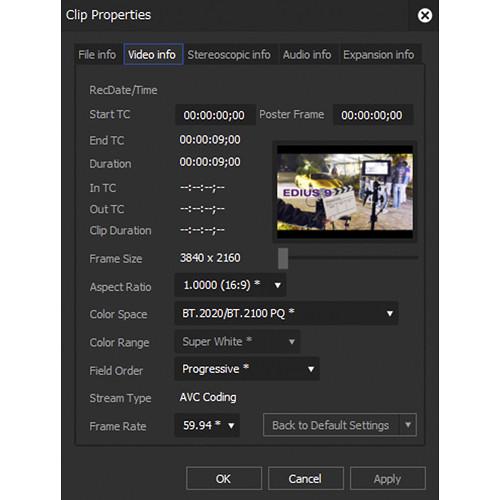 Grass Valley EDIUS Pro 9