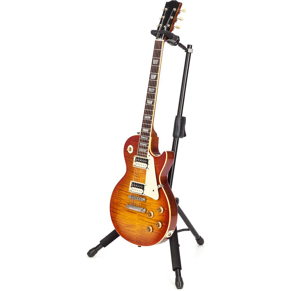HERCULES Stands Auto Grip System AGS Single Guitar Stand with Foldable Yoke