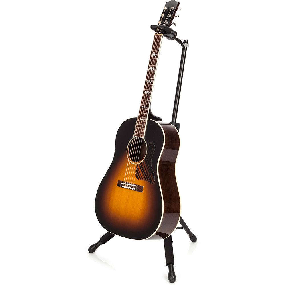 HERCULES Stands Auto Grip System AGS Single Guitar Stand with Foldable Yoke