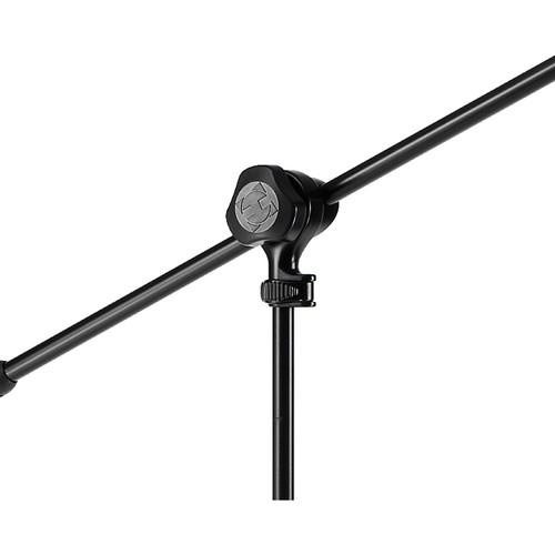 HERCULES Stands Stage Series Quick Turn Tripod Microphone Stand with 2-in-1 Boom