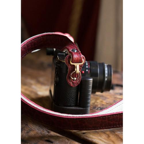 HoldFast Gear 38" Maven Classic American Bison Leather Camera Strap with Hook with Pad