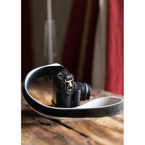 HoldFast Gear 38" Maven Classic American Bison Leather Camera Strap with Hooks & Pads