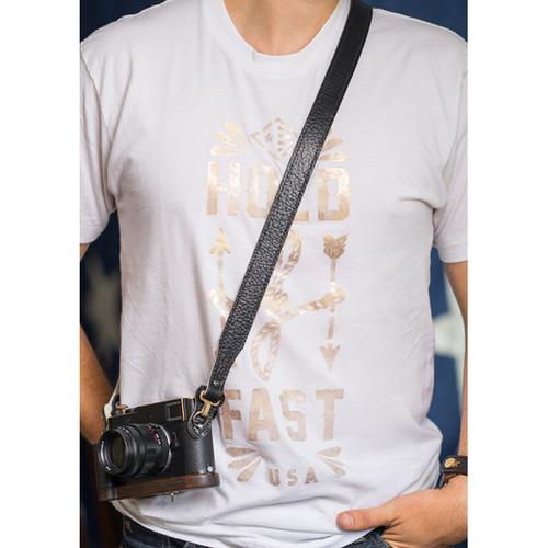 HoldFast Gear 38" Maven Classic American Bison Leather Camera Strap with Hooks & Pads