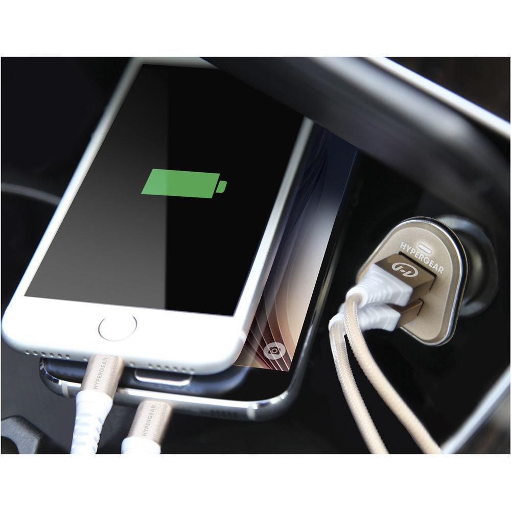 HyperGear Dual USB 3.4A Mini Car Charger