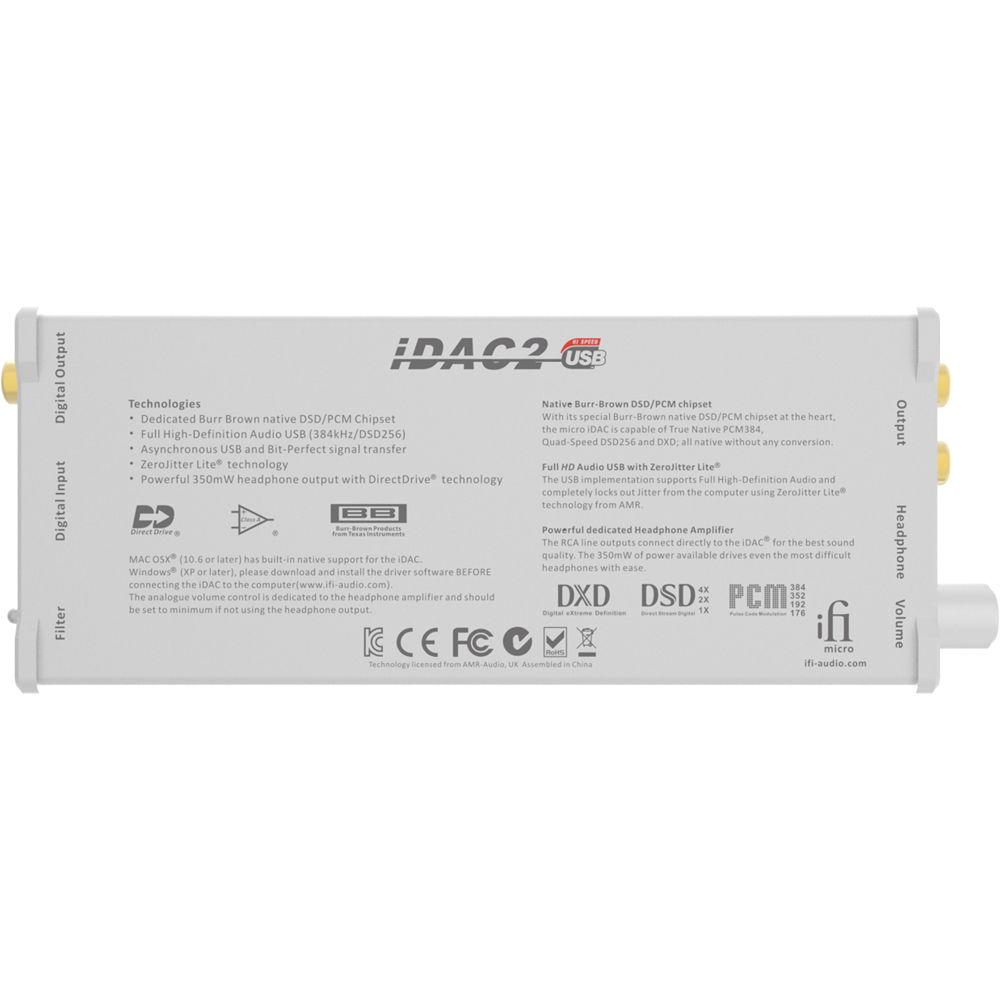 iFi AUDIO micro-iDAC2 - DAC Headphone Amp for High-Resolution Audio