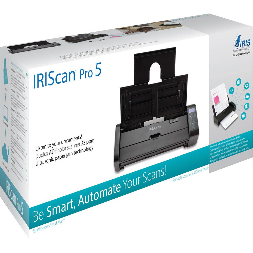 IRIS IRIScan Pro 5 Invoice Duplex Desktop Scanner