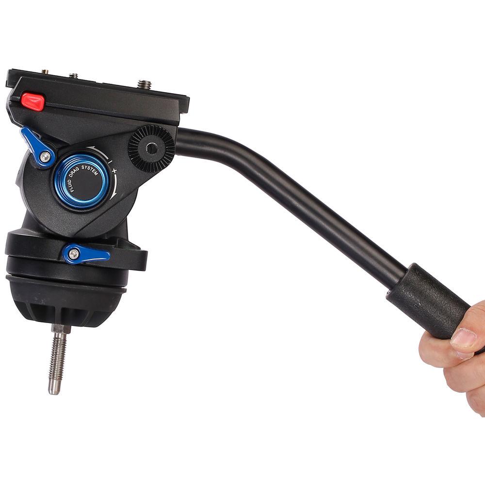 Leofoto VT-20 Fluid Video Head with 75mm Half-Ball