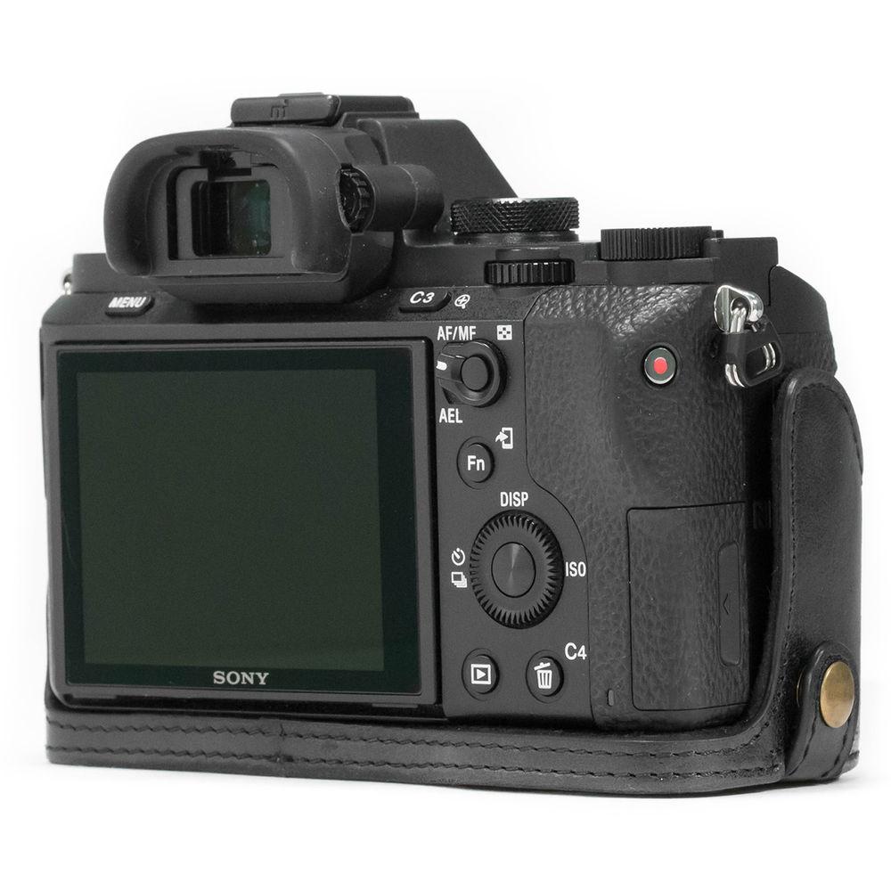 MegaGear Ever Ready Half-Bottom Leather Case for Sony a7S II, a7R II & a7 II