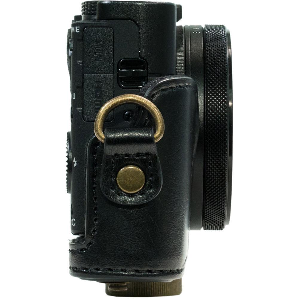 MegaGear Ever Ready PU Leather Camera Case and Strap for Sony Cyber-shot DSC-RX100 VI, V, IV, III