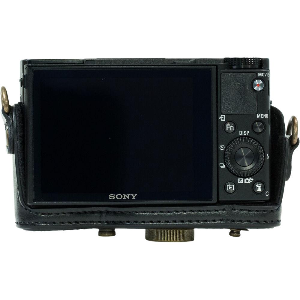 MegaGear Ever Ready PU Leather Camera Case and Strap for Sony Cyber-shot DSC-RX100 VI, V, IV, III