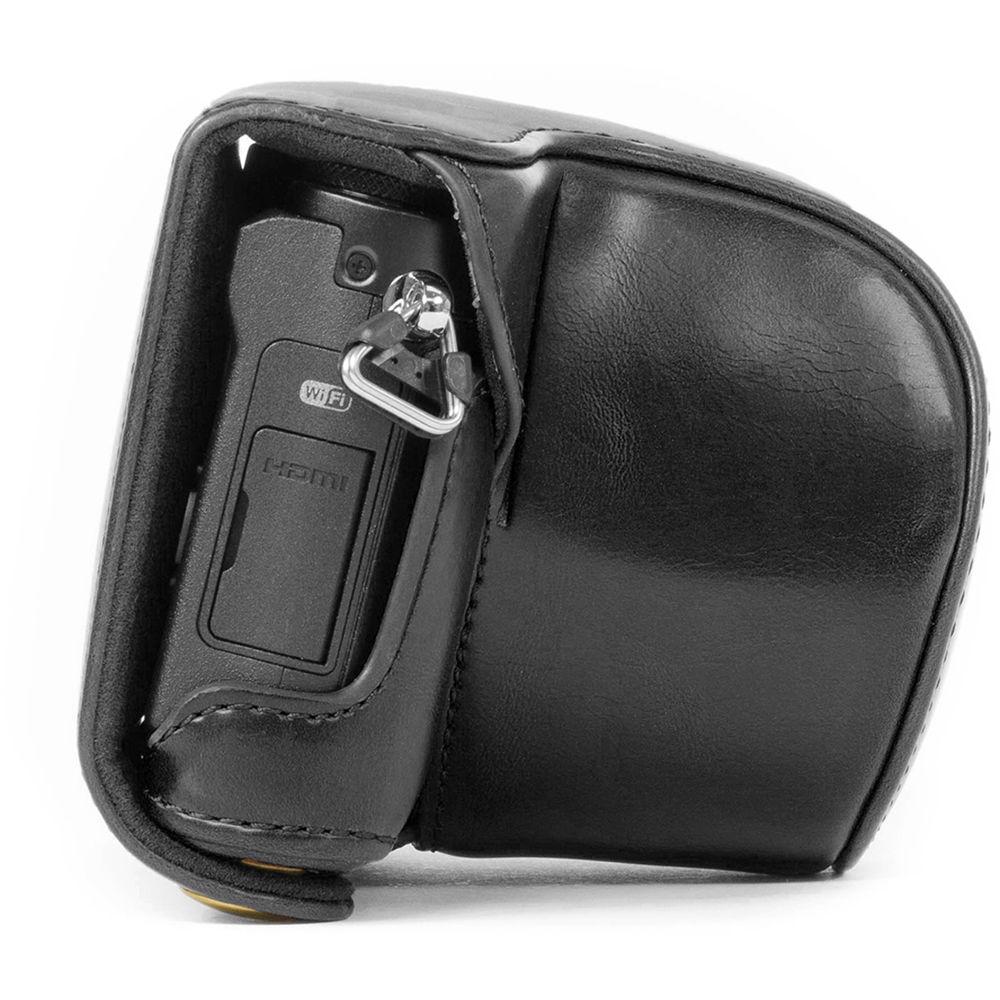 MegaGear MG113 Ever Ready Leather Case with Bottom Opening for Panasonic GM1 with 12-32mm