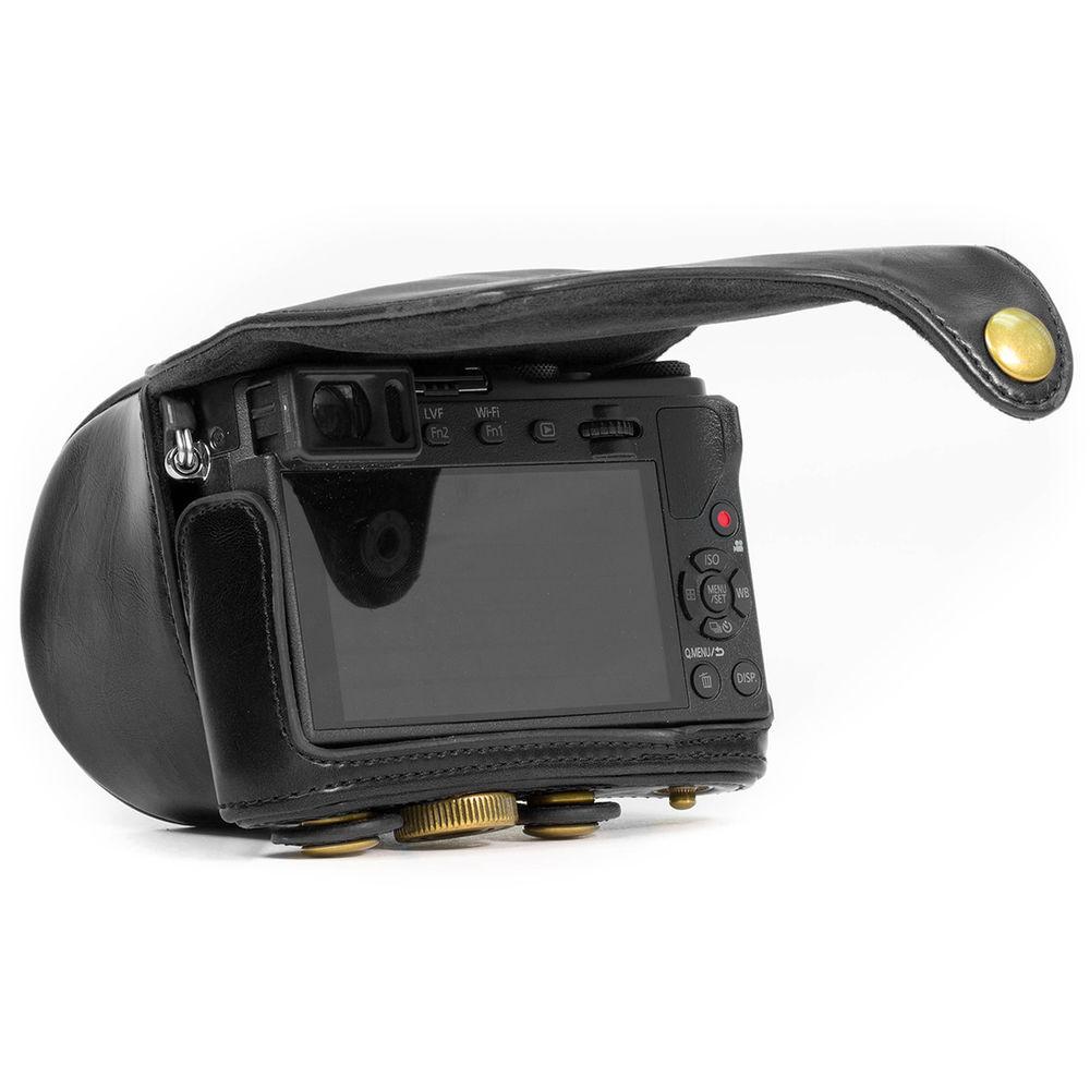 MegaGear MG113 Ever Ready Leather Case with Bottom Opening for Panasonic GM1 with 12-32mm