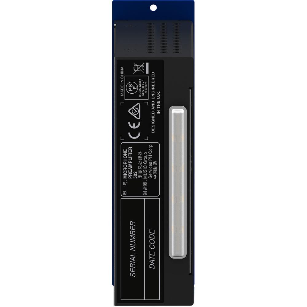 Midas 502 Modular 500-Series Microphone Preamplifier with Classic XL4 Filters