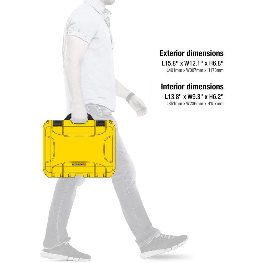 Nanuk 915 Waterproof Hard Case with Insert for DJI Mavic Air Fly More Combo