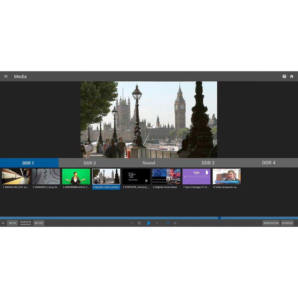 NewTek LivePanel for TriCaster TC1 and IP Series