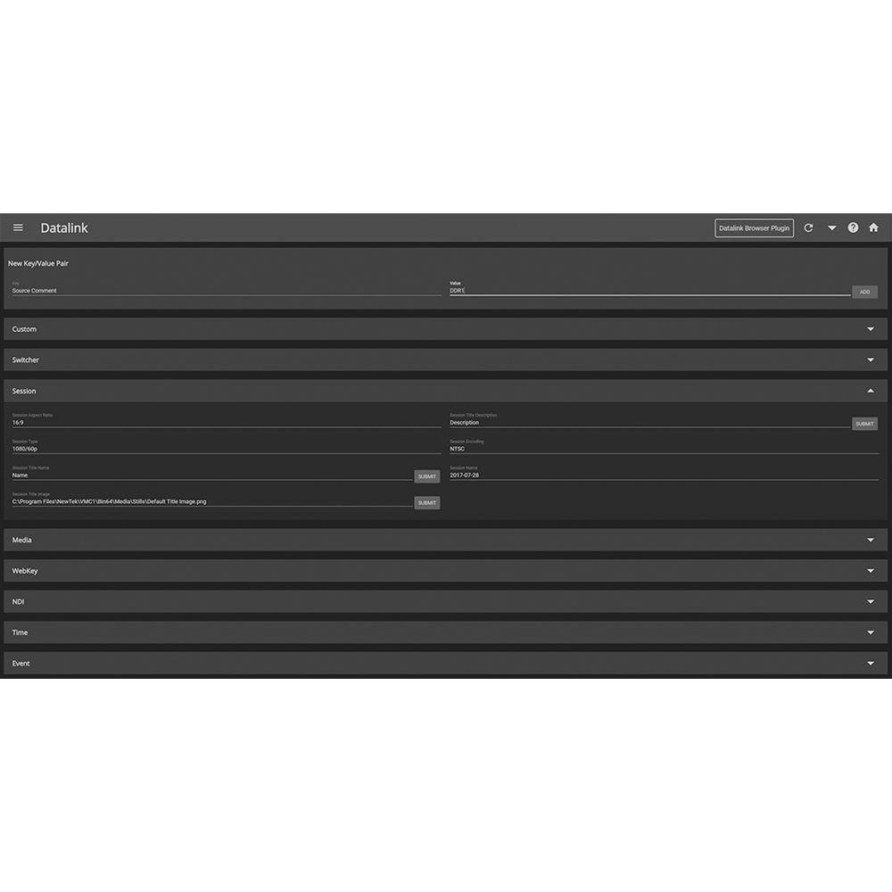 NewTek LivePanel for TriCaster TC1 and IP Series