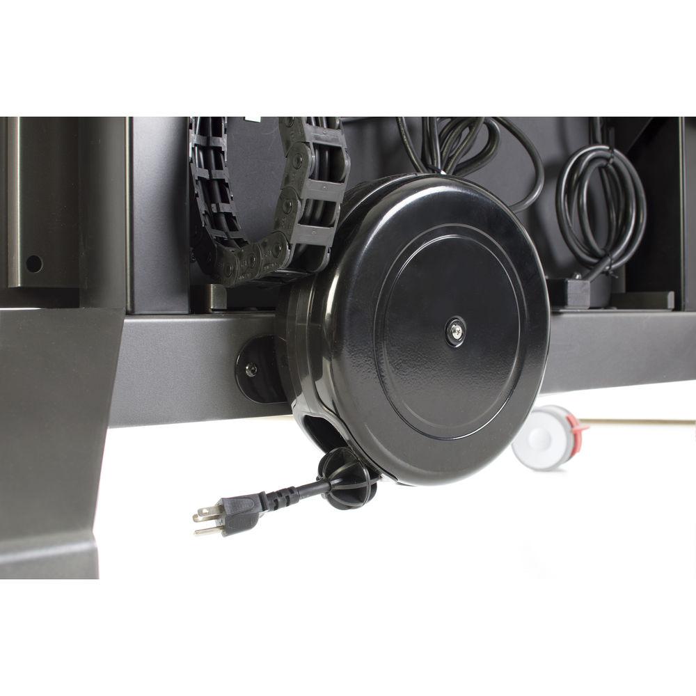 Salamander Designs Retractable Power Cable Reel with Three Outlets for Display Stands