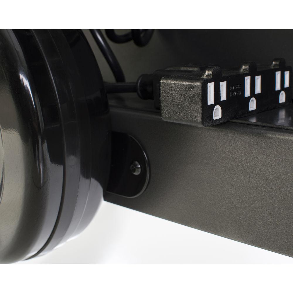 Salamander Designs Retractable Power Cable Reel with Three Outlets for Display Stands