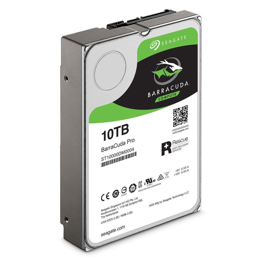 Seagate 10TB BarraCuda Pro 7200 rpm SATA III 3.5" Internal HDD