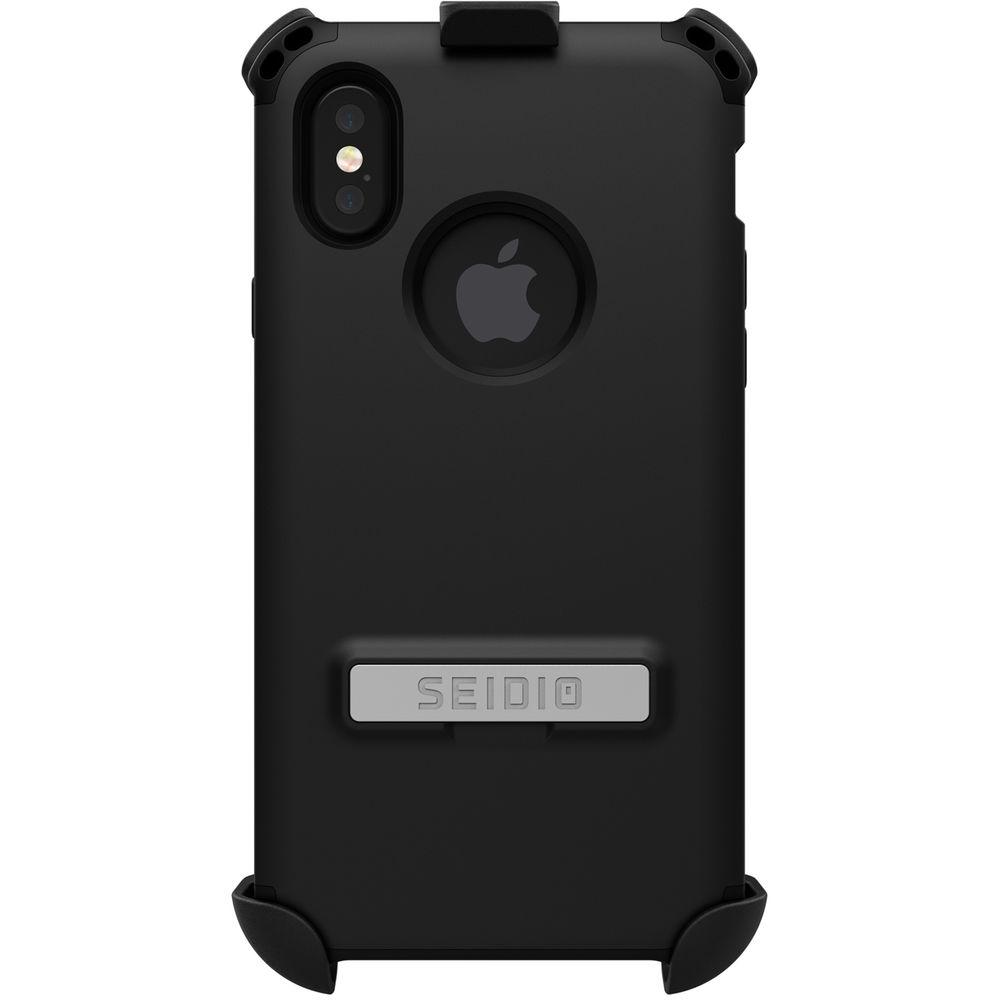 Seidio Dilex Case with Kickstand for iPhone X Xs and Holster