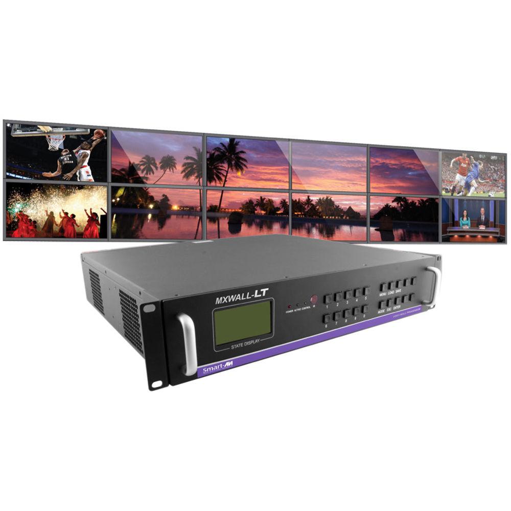 Smart-AVI 4-Input, 12-Output Video Wall Processor and Matrix Switch