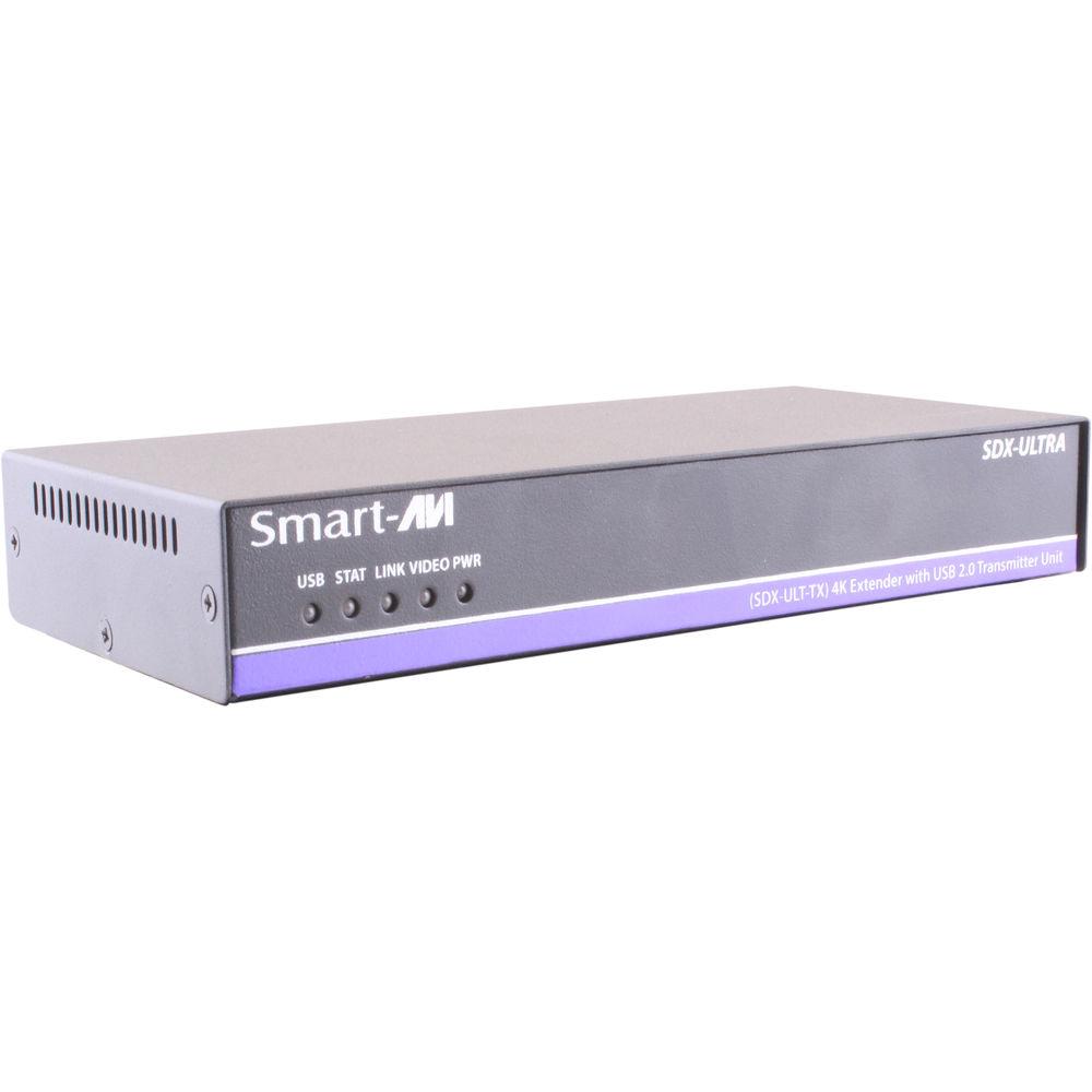 Smart-AVI HDBaseT 4K Video & USB 2.0 KVM Extender