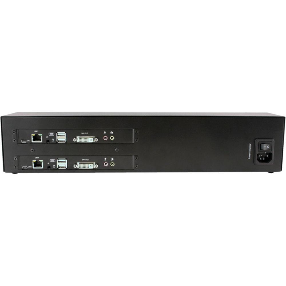Smart-AVI KVM Extender Receiver over CATx with Dual DVI-D Inputs