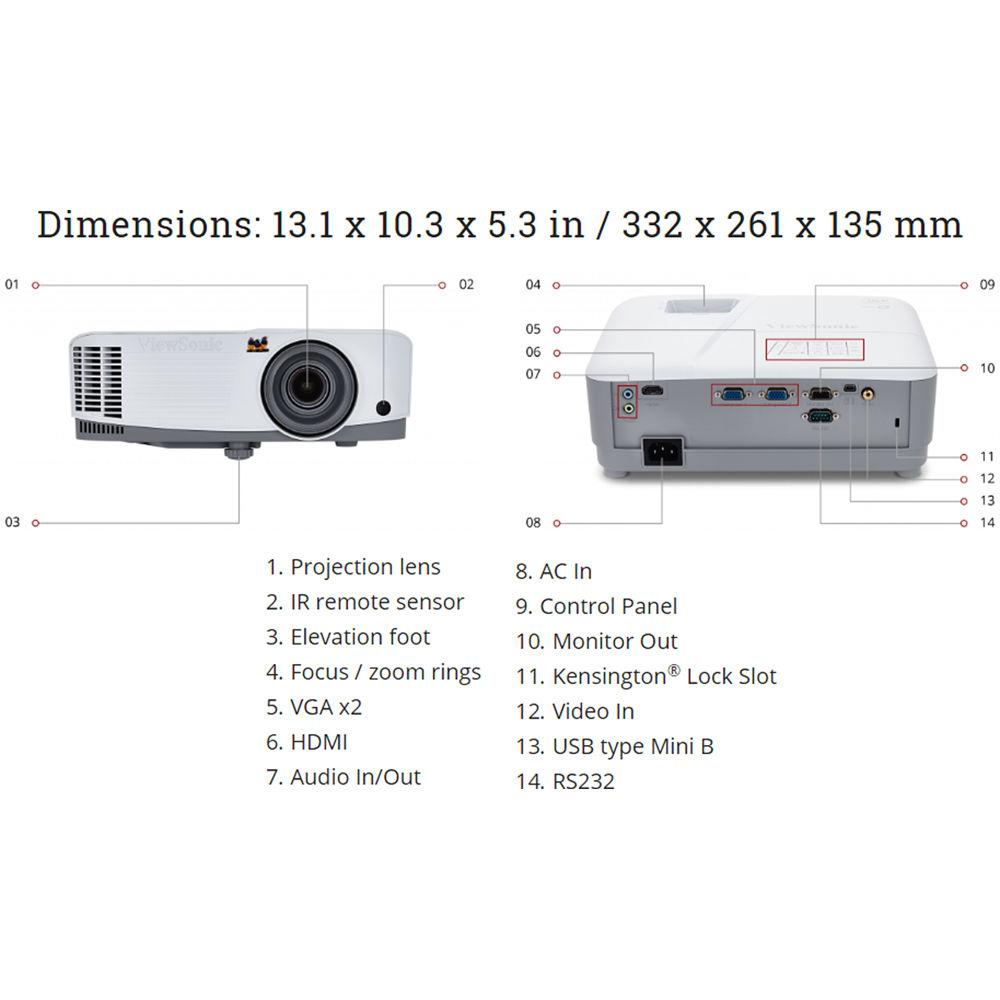 ViewSonic PG705WU 4000-Lumen WUXGA DLP Projector