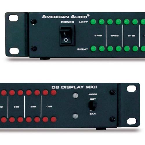American DJ DB Display MKII - LED dB Level Display & Amp Rack Lightshow