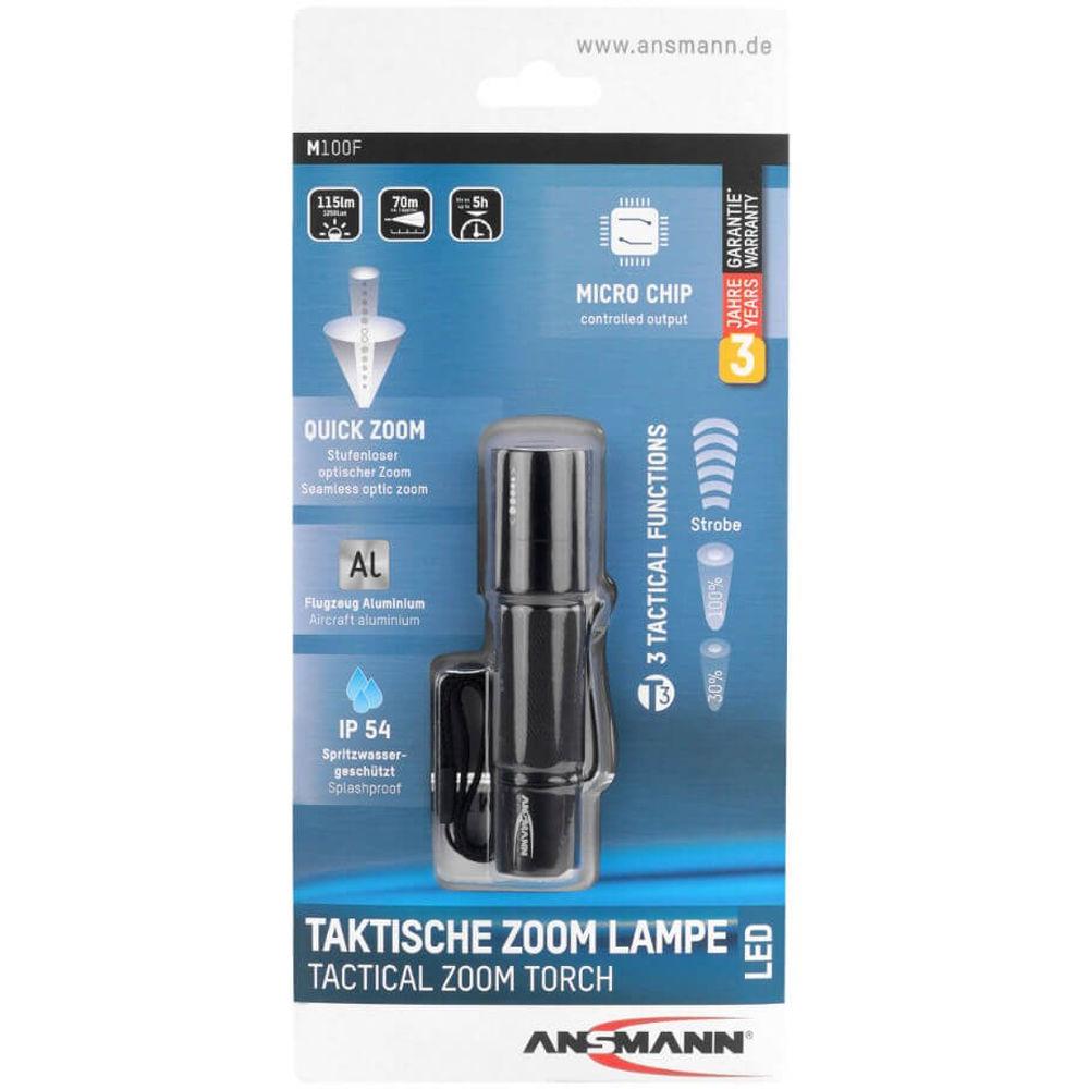 Ansmann M100F Tactical LED Flashlight