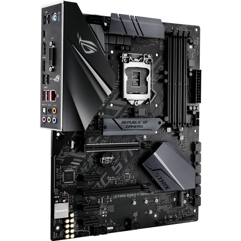 ASUS Republic of Gamers Strix B360-F Gaming LGA 1151 ATX Motherboard