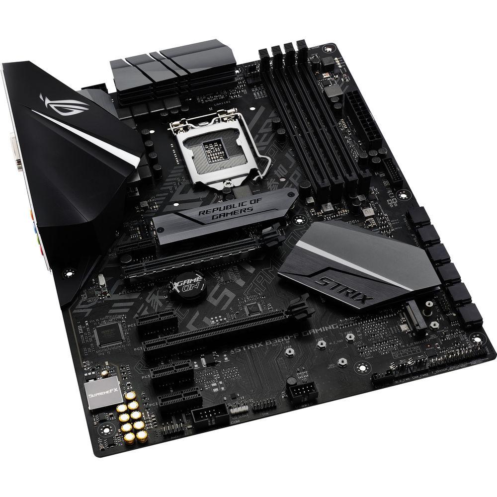 ASUS Republic of Gamers Strix B360-F Gaming LGA 1151 ATX Motherboard