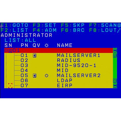 ATEN KH1508A 8-port Cat 5 High-Density KVM Switch with Eight KA9520 PS 2 VGA CPU Adapters