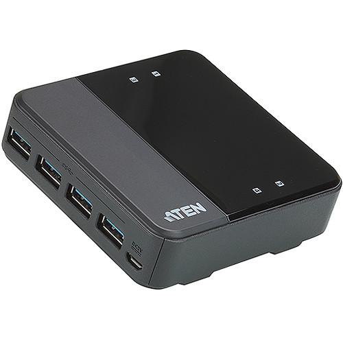 ATEN US434 4-Port USB 3.1 Gen 1 Peripheral Sharing Device