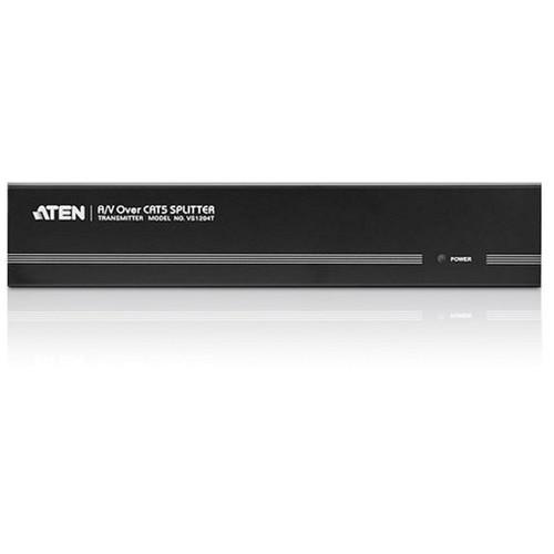 ATEN VS1204KIT1 4-Port A V over Cat 5 Splitter and Two Mini Cat 5 A V Receiver Kit