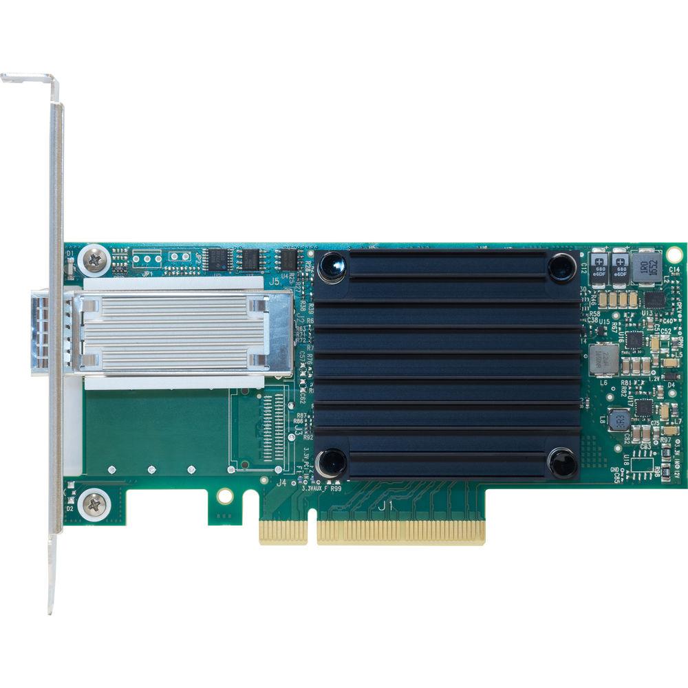 ATTO Technology FastFrame N351 QSFP28 Single-Port 50GbE PCIe 3.0 Optical Interface