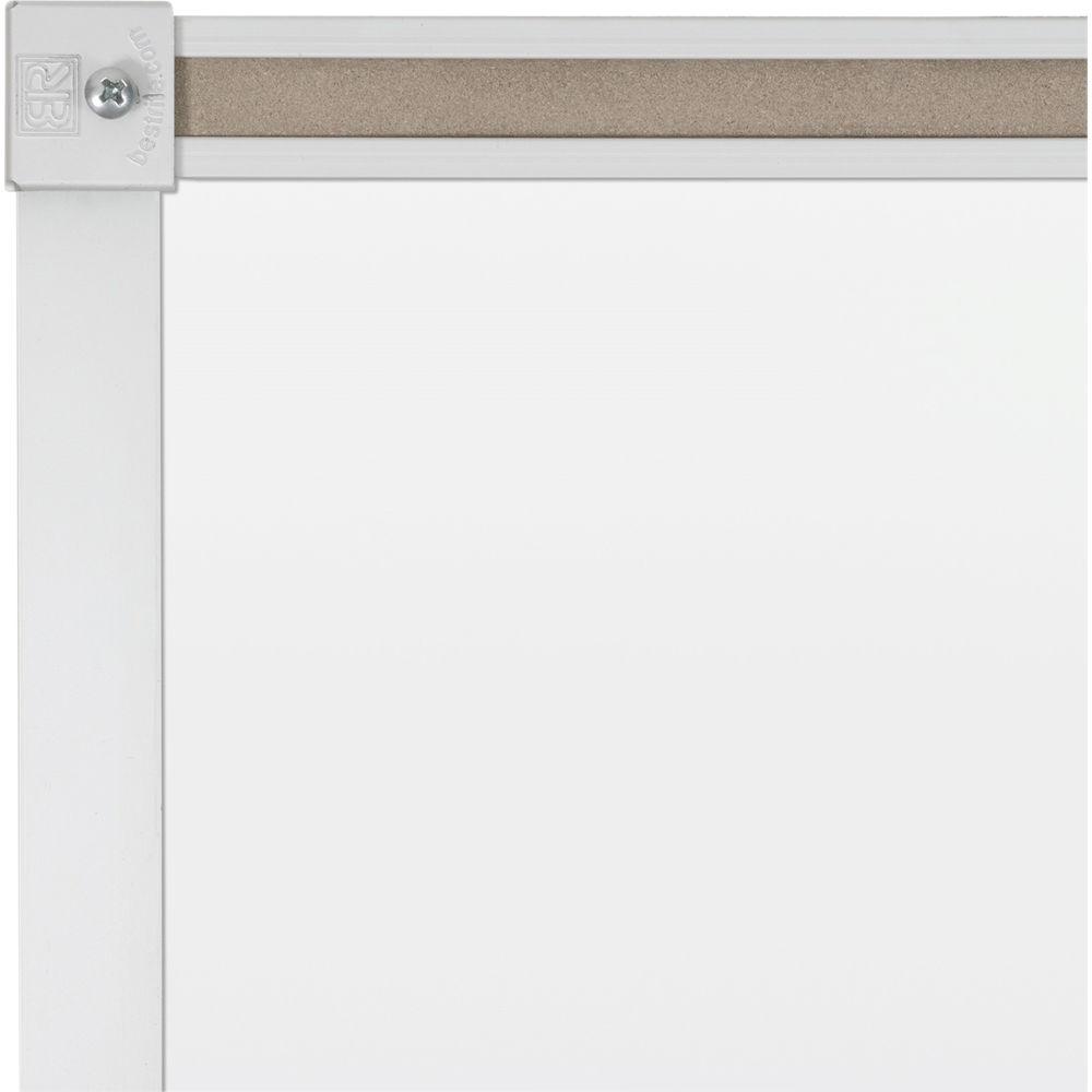 Best Rite TuF-Rite Whiteboard with ABC Aluminum Trim & Map Rail