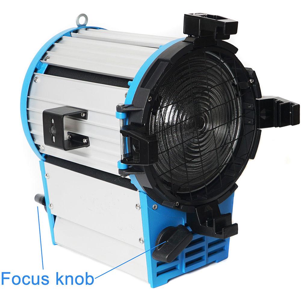 CAME-TV Pro 2000W Fresnel Tungsten Light with Built-In Dimmer