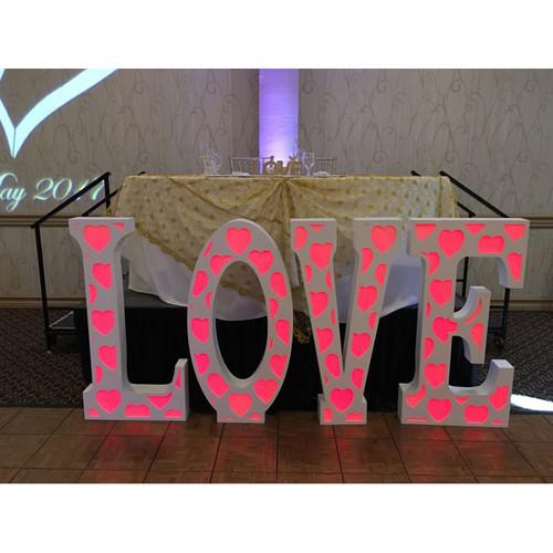 Eliminator Lighting Decor LOVE Letters