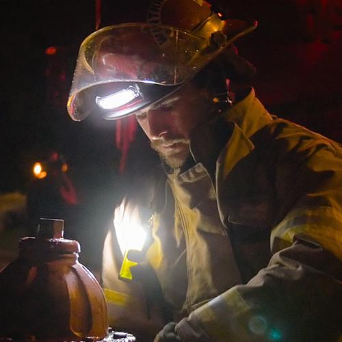 FoxFury Command Tilt Headlamp Helmet Light