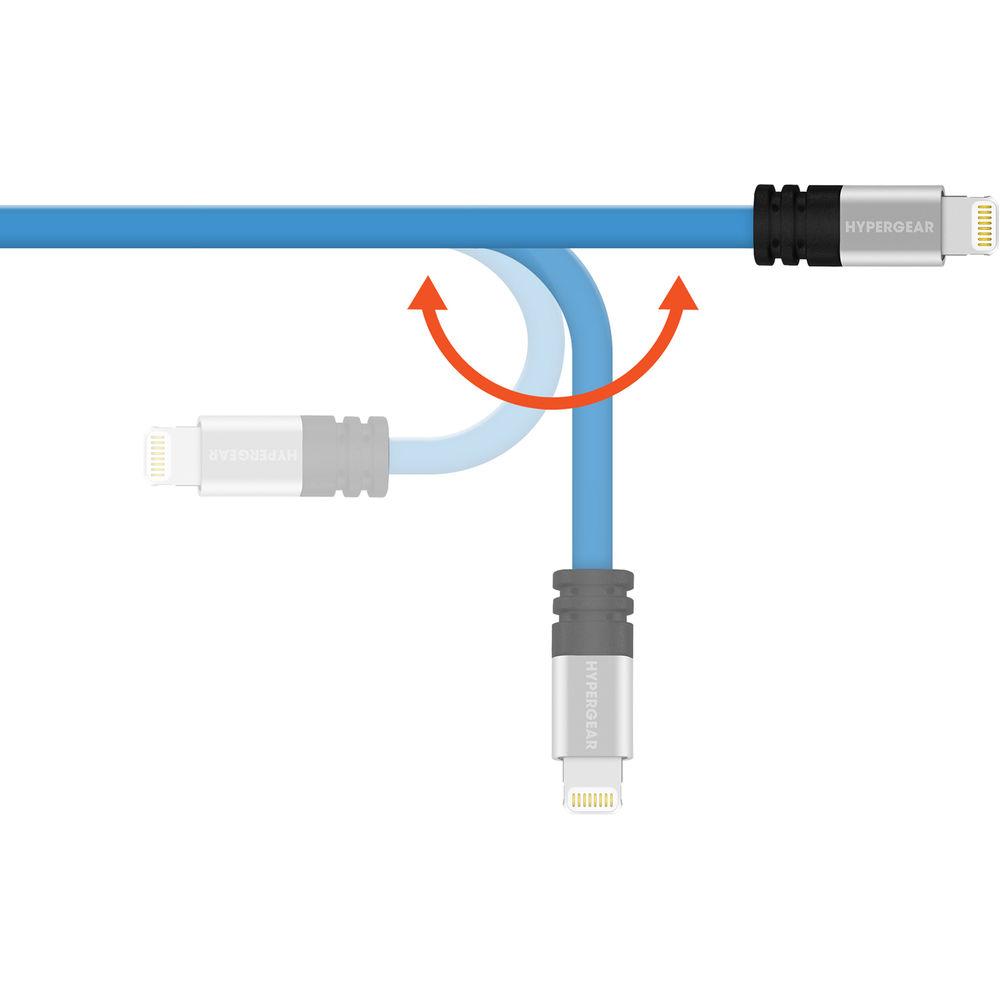 HyperGear Flexi MFi Lightning Charge & Sync Flat USB Cable